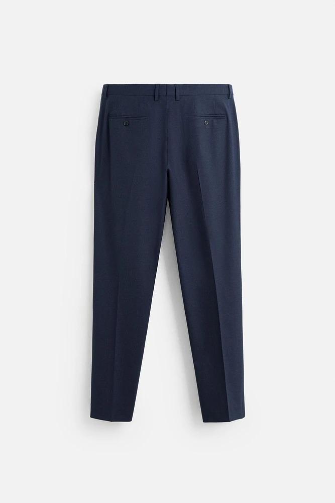 PLAID SUIT PANTS