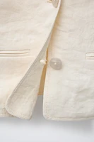 GILET 100 % LIN