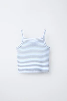 STRIPED RIB TOP