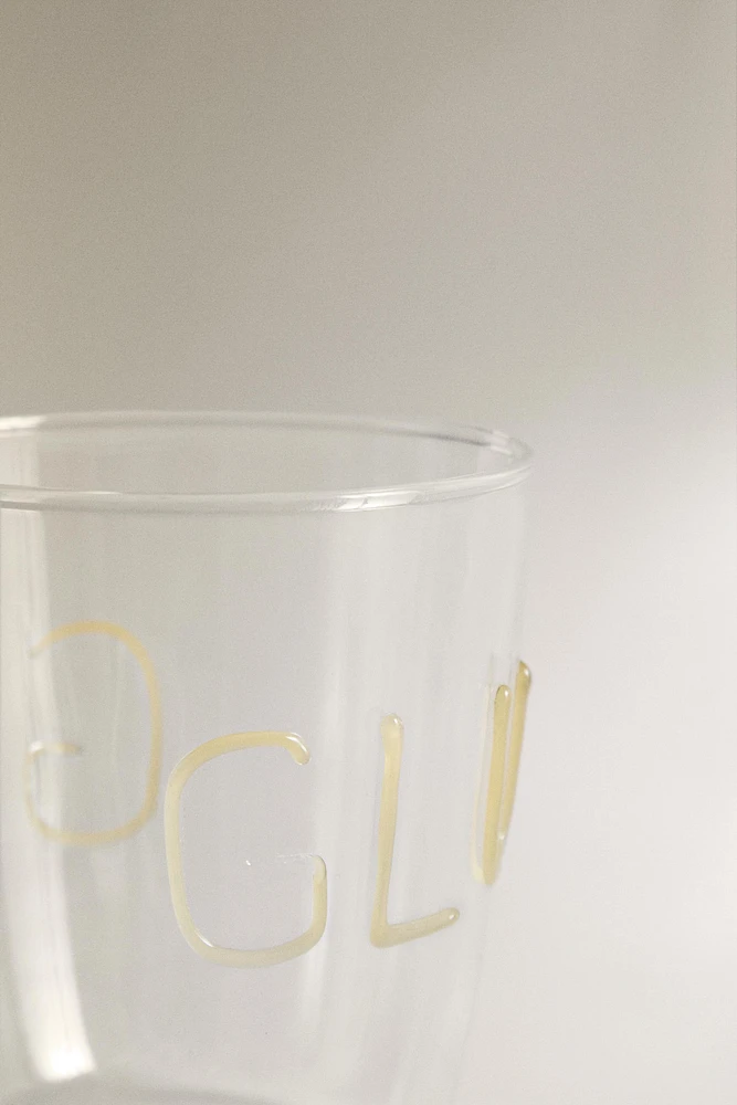 VERRE BOROSILICATE INSCRIPTION