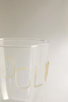 VERRE BOROSILICATE INSCRIPTION