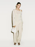 Trousers with dart detail - Limited Edition