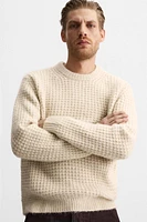 SQUARE TEXTURED SWEATER