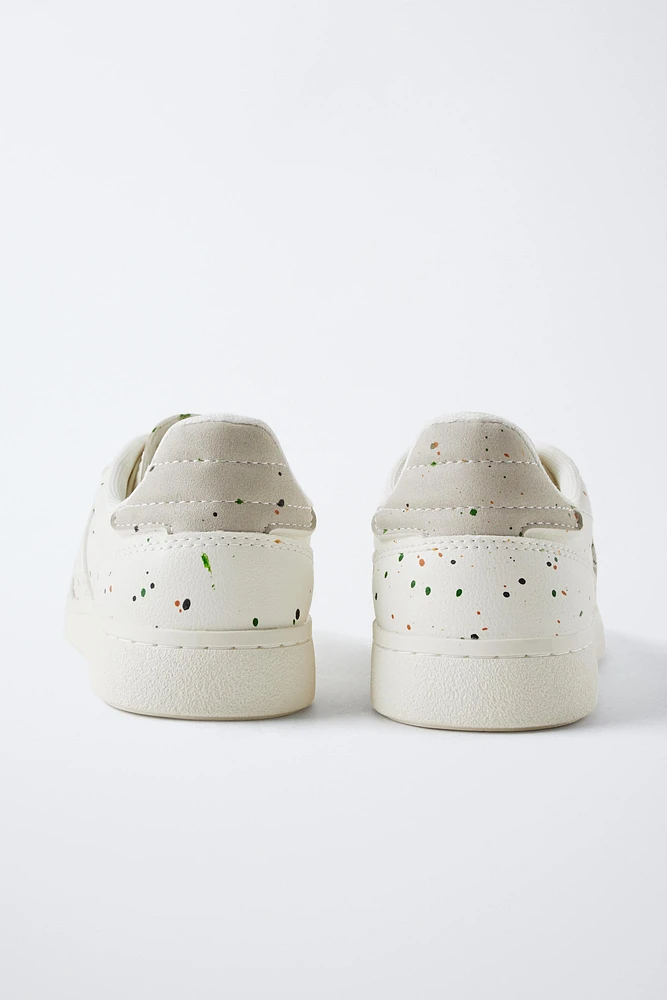 PAINT EFFECT SNEAKERS
