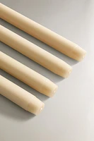 SET OF DECORATIVE CYLINDRICAL LONG TAPER CANDLES (SET