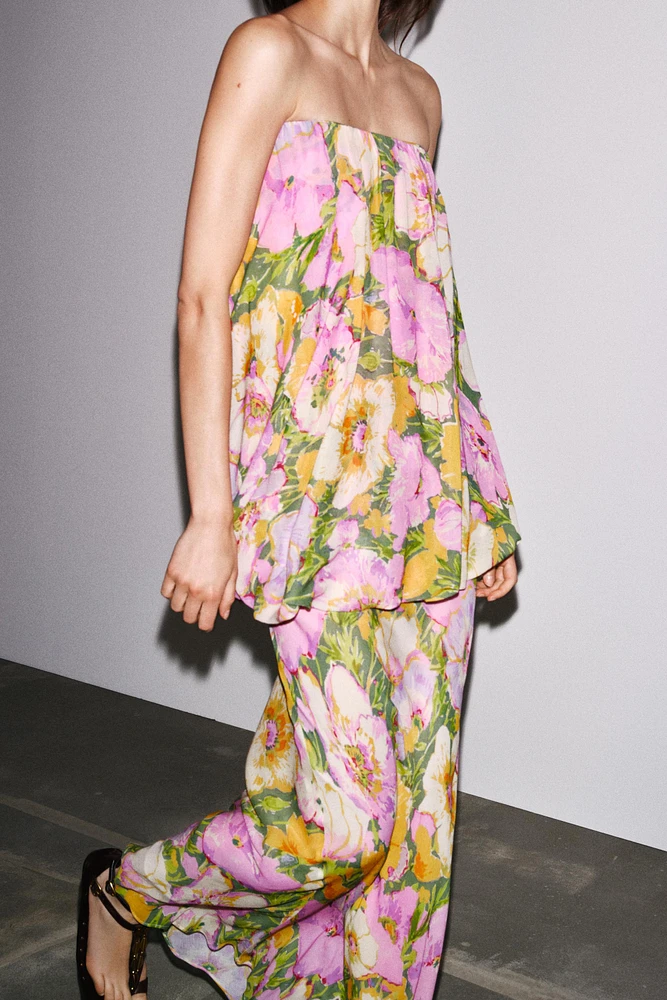 FLORAL PRINT DRESS - ZW COLLECTION LIMITED EDITION