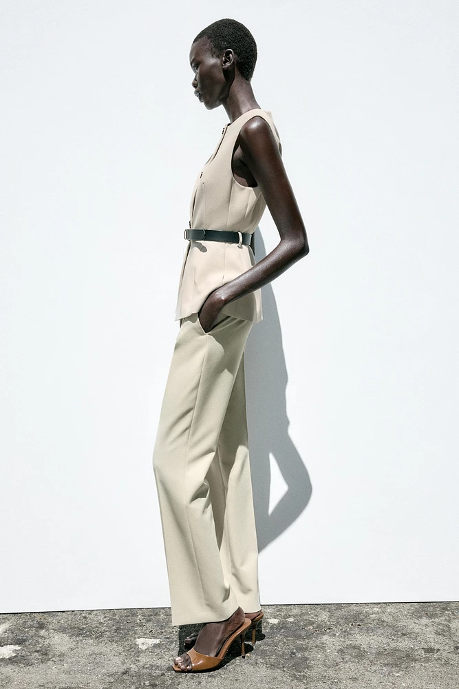 GILET LONG CEINTURE