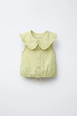 CHEMISE À CARREAUX COLS