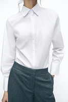 FITTED POPLIN SHIRT