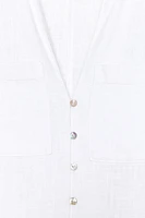 ROBE CHEMISE EN LIN
