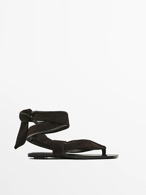 Flat suede sandals - Limited Edition