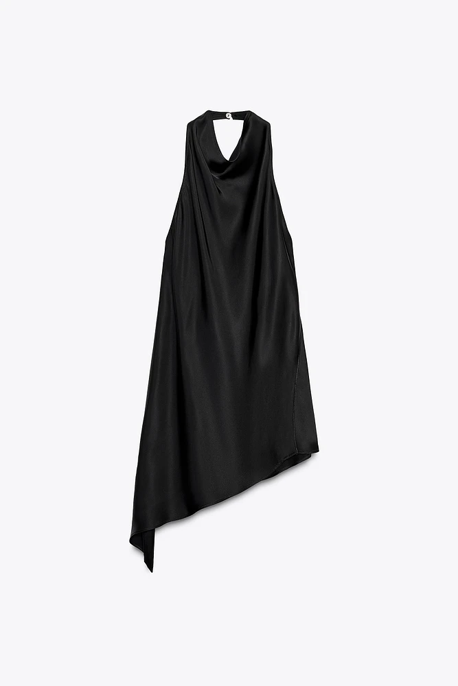 ZW COLLECTION SATIN HALTER TOP