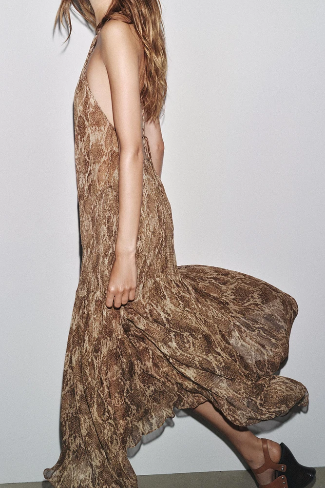ROBE HALTER ESTAMPÉE ZW COLLECTION