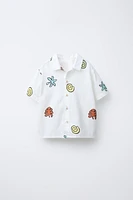 SEASHELL PRINT SHIRT