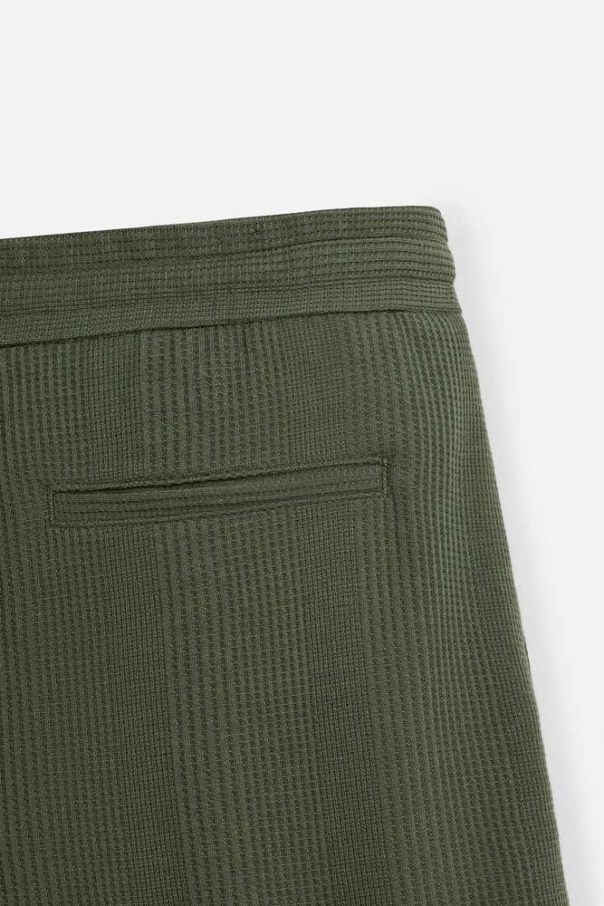 JACQUARD TEXTURED SHORTS