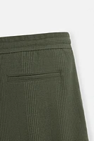 JACQUARD TEXTURED SHORTS