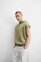 WASHED HOODIE SWEATSHIRT