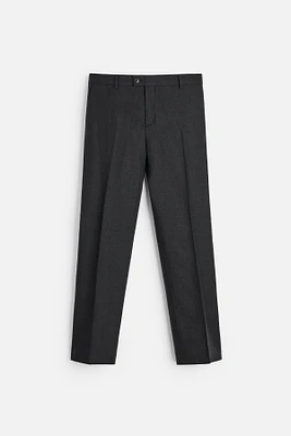 100% WOOL SUIT PANTS