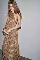 ROBE HALTER ESTAMPÉE ZW COLLECTION
