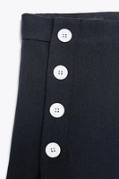 SPLIT SKIRT WITH BUTTONS