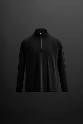 ZIPPER COLLAR SHIRT