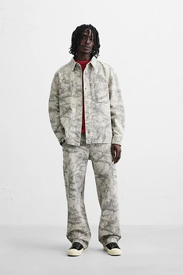ABSTRACT PRINT OVERSHIRT