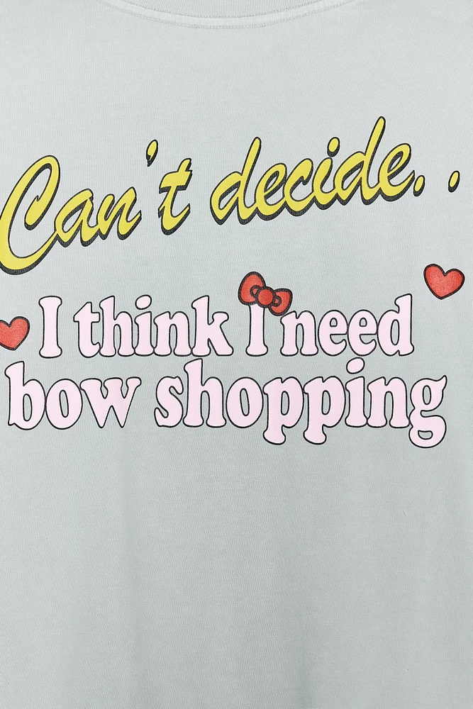 HELLO KITTY © 2025 SANRIO WASHED EFFECT T-SHIRT