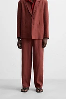 100% LINEN SUIT PANTS