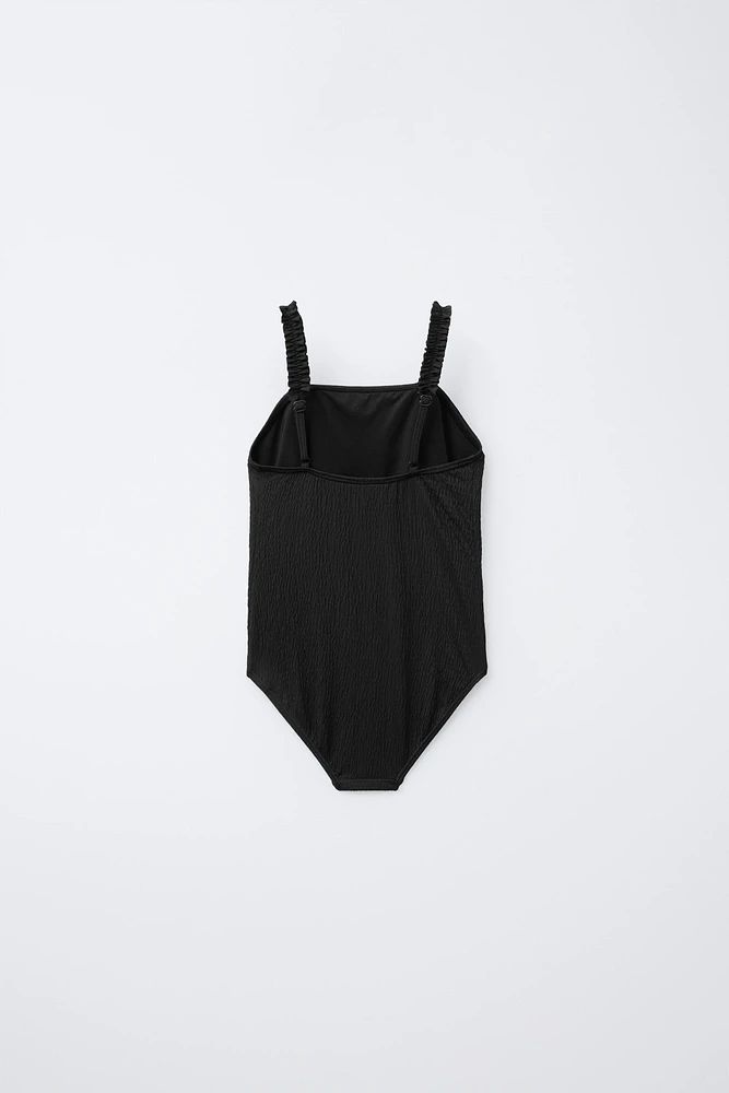 6-14 ANS/ MAILLOT DE BAIN TEXTURÉ