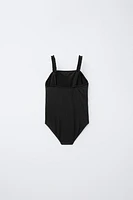 6-14 ANS/ MAILLOT DE BAIN TEXTURÉ