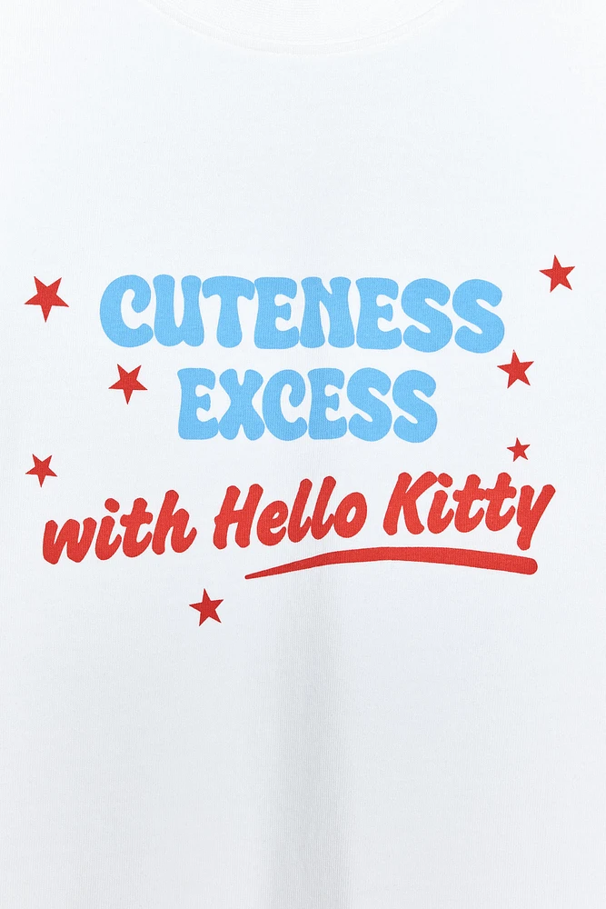 T-SHIRT EFFET DÉLAVÉ HELLO KITTY © 2025 SANRIO