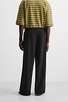 PANTALON WIDE FIT STRUCTURE INTERLOCK