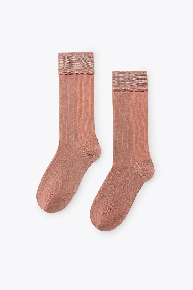 RIBBED SOCKS