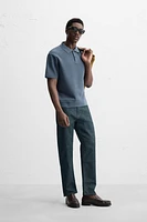 INTERLOCK TEXTURED POLO