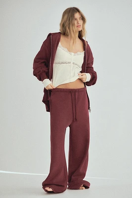 PANTALON DROIT EN MOLLETON