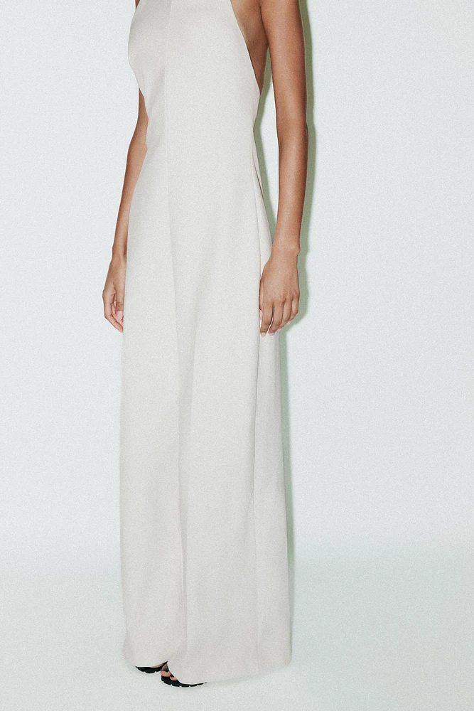 OPEN BACK LONG JUMPSUIT
