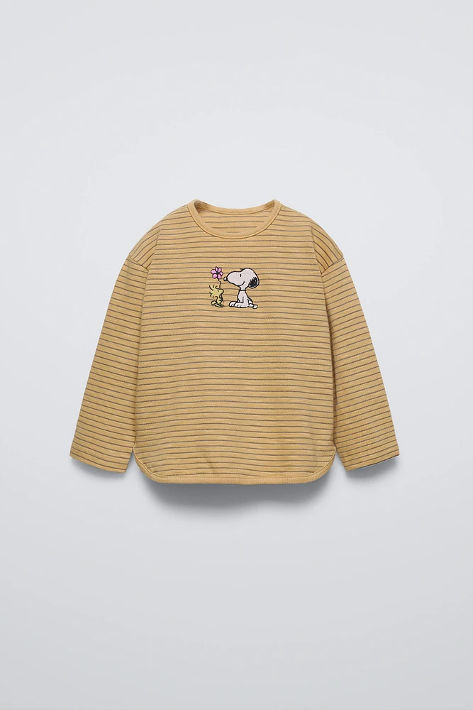 SNOOPY PEANUTS™ STRIPED T-SHIRT