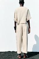 VESTE À MANCHES RETROUSSÉES