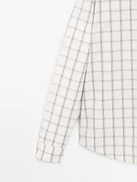 Regular fit check 100% cotton shirt