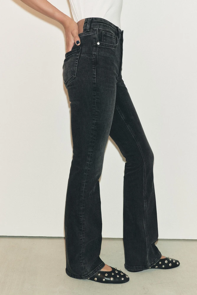 LOW RISE CONTOUR BOOTCUT JEANS ZW COLLECTION