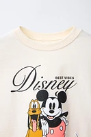 MICKEY MOUSE AND PLUTO © DISNEY PRINT T-SHIRT