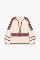 EMBROIDERED BLOUSE ZW COLLECTION
