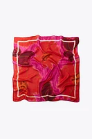 FOULARD MODAL IMPRIMÉ COQUELICOTS