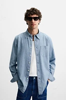 CHEMISE STRUCTURE CHAMBRAY