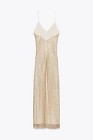 ROBE LONGUE STRASS