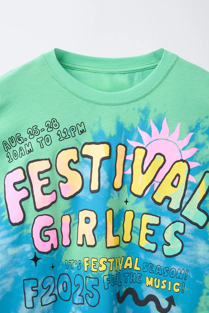 T-SHIRT TIE & DYE INSCRIPTION