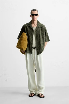 CHEMISE RELIEF FLORAL