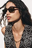 EMBROIDERED LACE BLOUSE