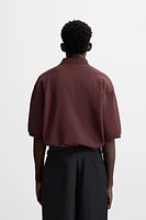 PIQUÉ TEXTURED POLO SHIRT