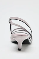 LEATHER STRAP SANDALS